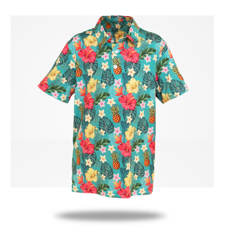 Tropical Bomb Youth Golf Polo