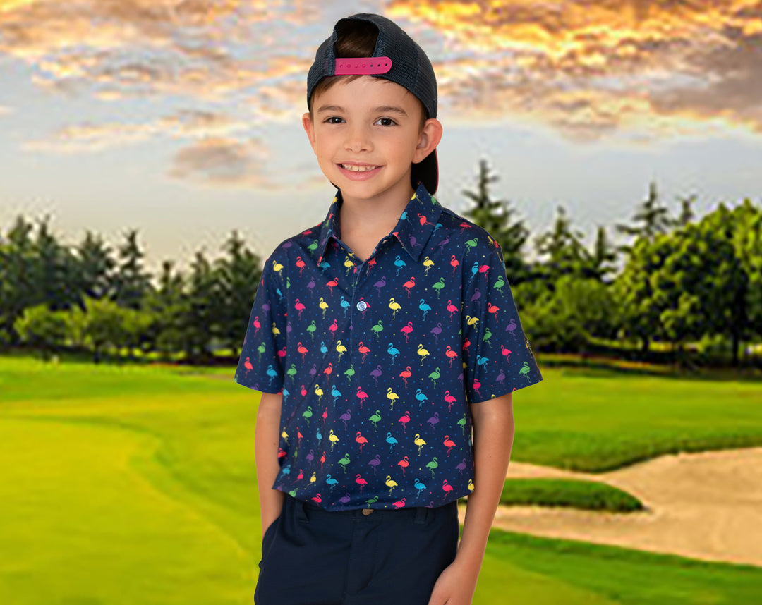 Party Birds Youth Golf Polo